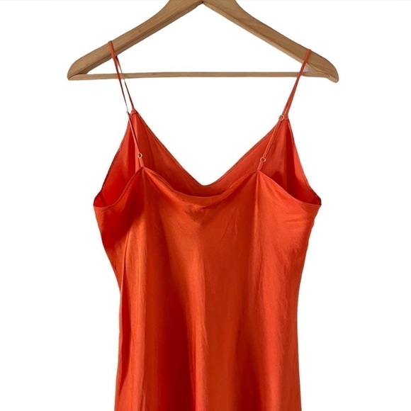 Nili Lotan Short Cami Dress in Burnt Orange - Picture 8 of 11